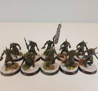 Plaguebearers Painted Squad of 10x Chaos Demons Maggotkin Warhammer 40K AOS GW