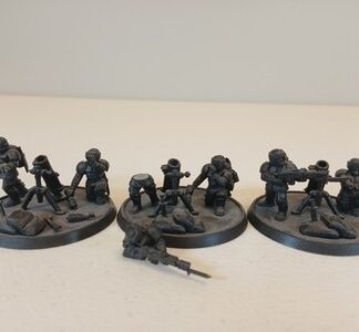 Heavy Weapons Primed Squad of 3x Astra Militarum Warhammer 40K GW