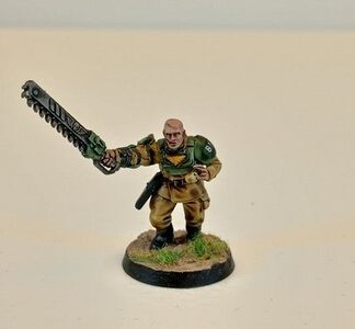Company Commander Painted Astra Militarum Warhammer 40K Games Workshop