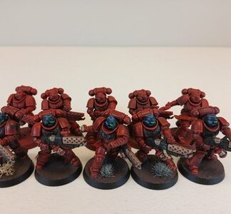 Infernus Marines Primed Squad of 10x Blood Angels Space Marines Warhammer 40K GW