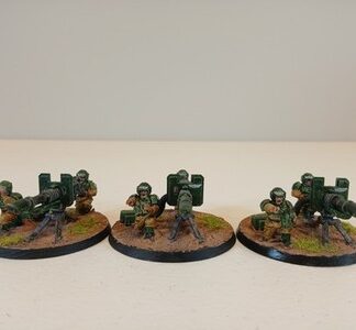 Heavy Weapons Painted Squad of 3x Astra Militarum Warhammer 40K Games Workshop