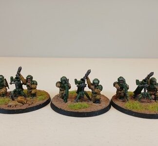 Heavy Weapons Painted Squad of 3x Astra Militarum Warhammer 40K Games Workshop